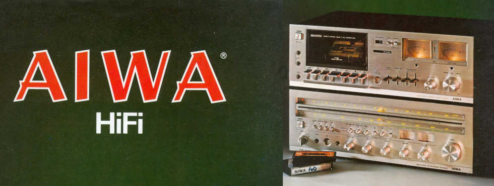 AIWA electronics catalog 1976