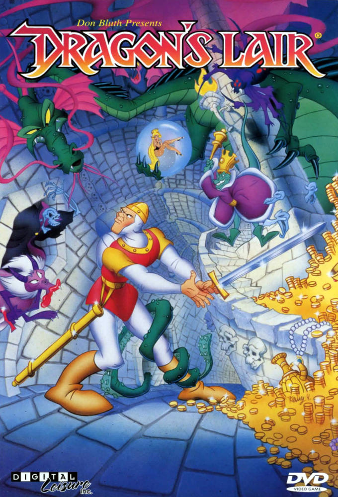 Dragon's Lair DVD game instructions cover