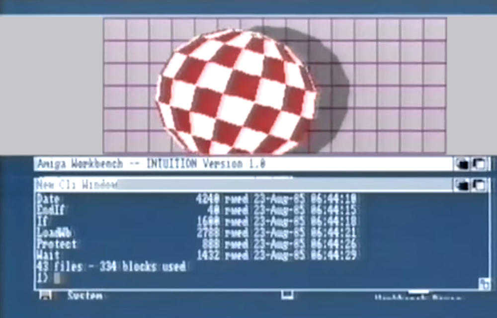 Amiga Bouncing ball demo