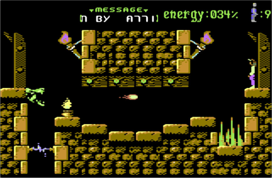 Opening screen to the 1992 game, Pharaoh