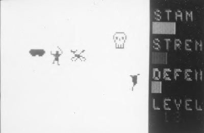 Astrocade Conan game screenshot