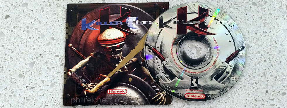 Nintendo Killer Instinct Soundtrack AUIDO-CD packaging