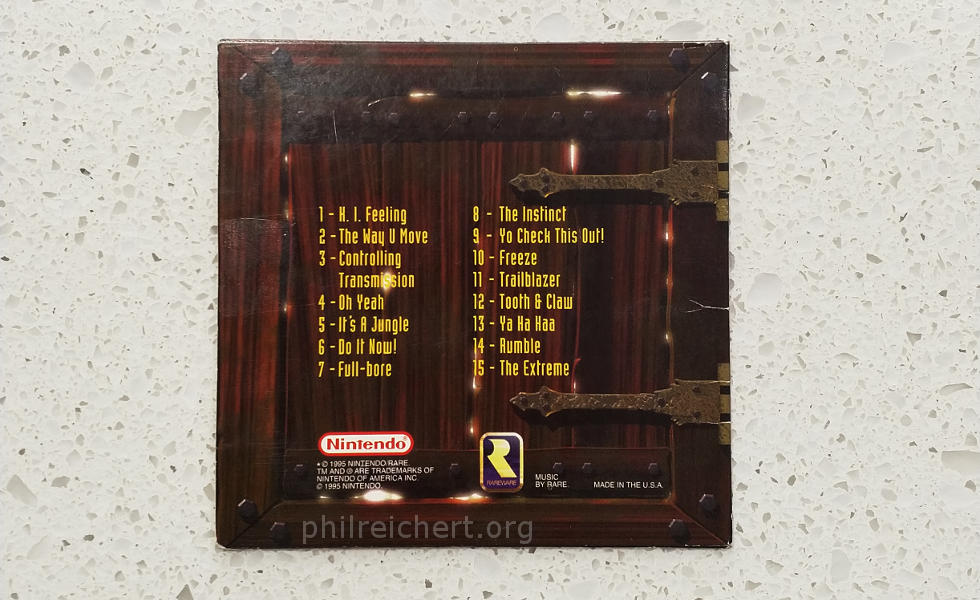 Nintendo Killer Cuts Soundtrack 1994 cover front