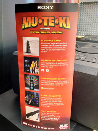 Sony MuTeKi monsterous sound pamphlet