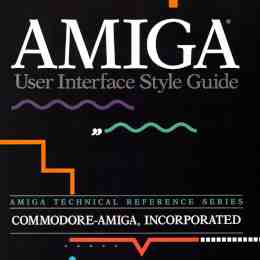 AMIGA User Interface Style Guide 3rd Ed 1992