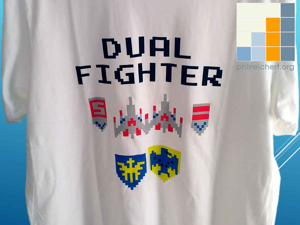 Dual Fighter image in retro-gaming low resolution image