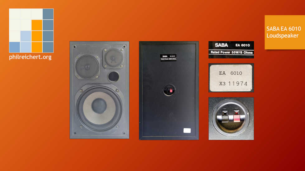 SABA EA 6010 loudspeaker - details and features