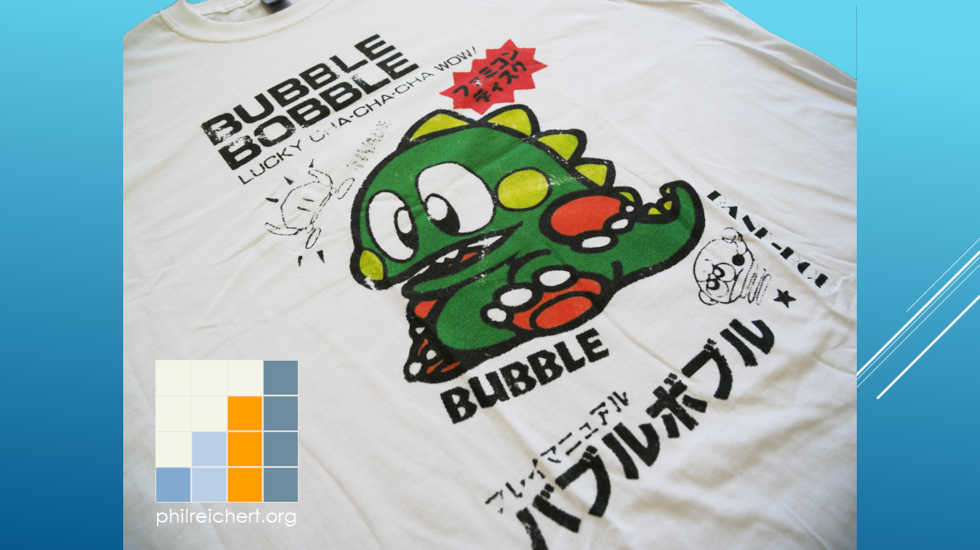 Bubble bobble t shirt Japanese