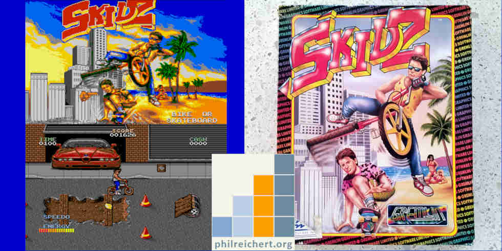 Skidz BMX and skateboard Amiga game