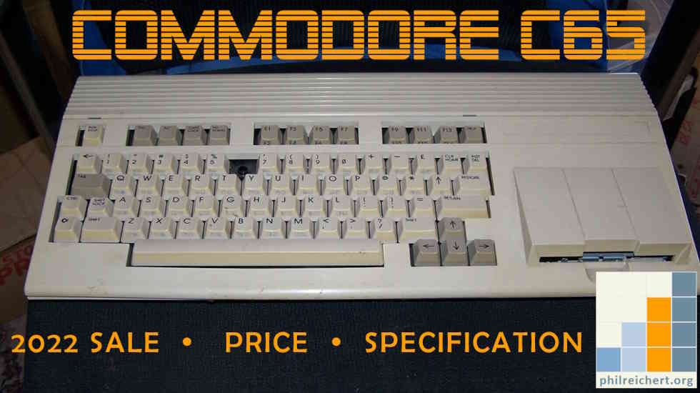 Commodore C65 eBay Listing 313821179657