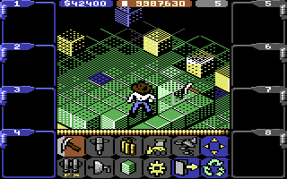 Screenshot from Broken Altars for the Commodore 64.
