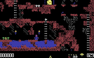 Screenshot from Vault of Seraphim for the Commodore 64.