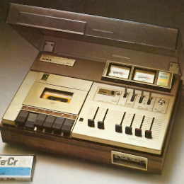 Aiwa Aiwa AD-1250 Cassette Deck Tape Player DIN 45 500 HI FI Vintage 1976 Japan 