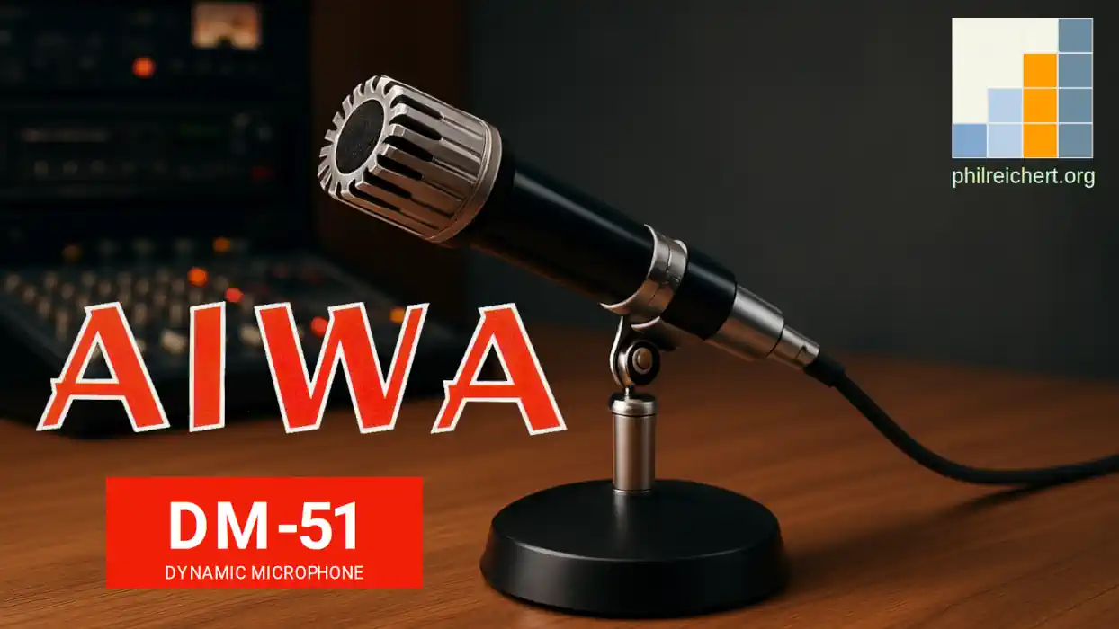 AIWA DM-51 dynamic microphone