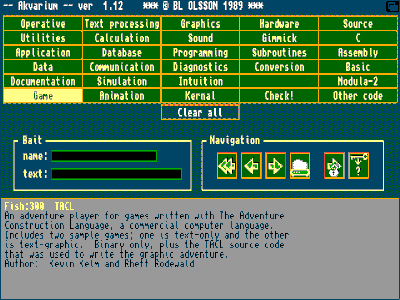 Amiga Fred Fish 301 Akvarium screenshot