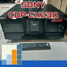 SONY CDP CX230 200 CD Changer